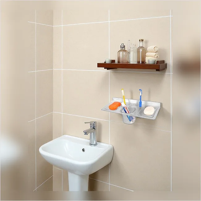 4 in 1 Toothbrush Holder and Soap Dish