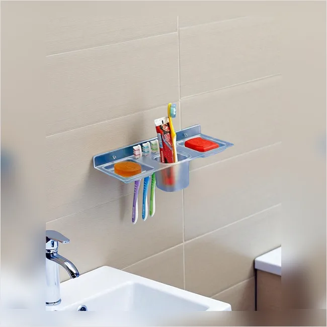 4 in 1 Toothbrush Holder and Soap Dish