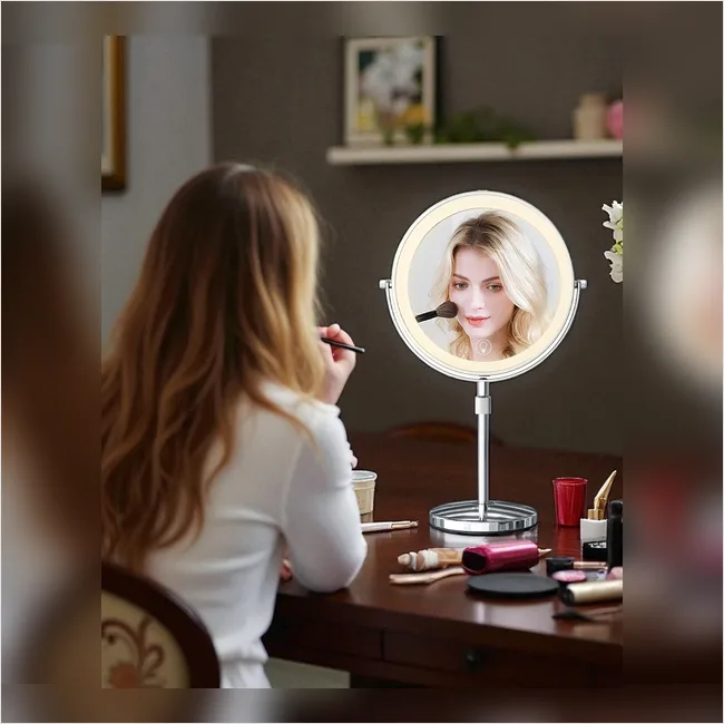 Adjustable Vanity Mirror with LED