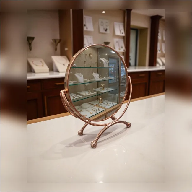 Bridge Type Stand Counter Top Mirror