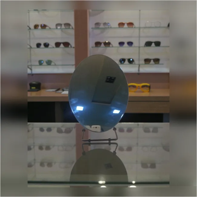 Oval Shaped Counter Top Mirror