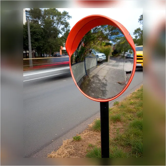 Polycarbonate Convex Parking View Mirror