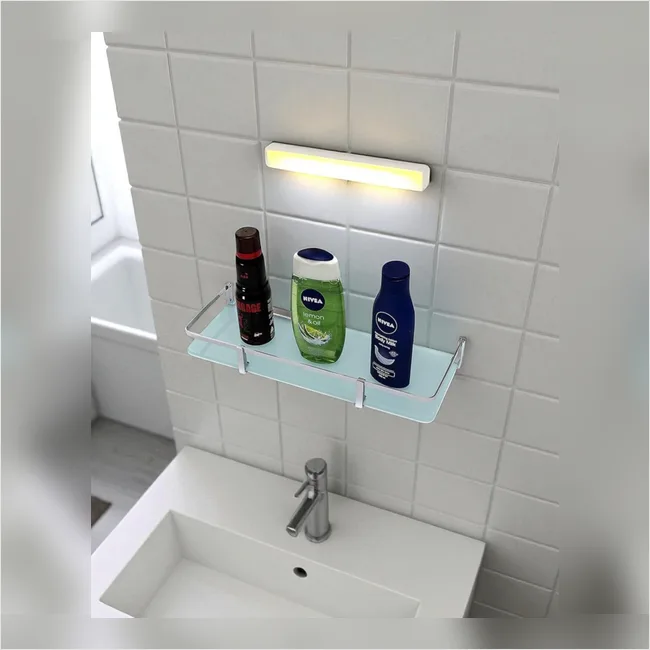 Straight Shelf - Frosted Glass