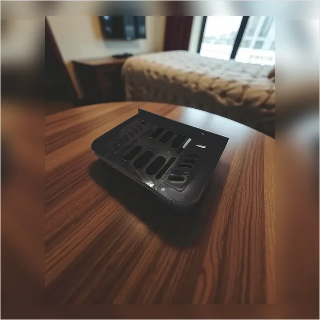 WiFi Router / Set top Box Shelf with Remote Pocket